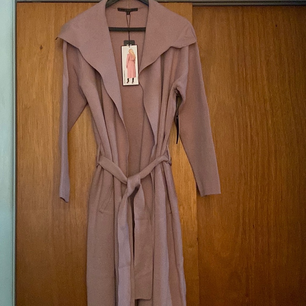 New long cardigan MaxSport with belt and two side pockets size M